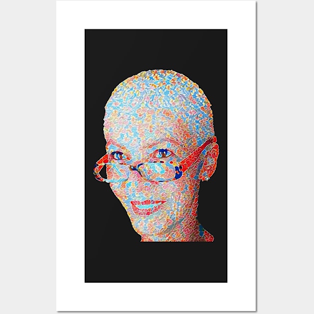 Portrait of a Cancer Survivor Wall Art by Diego-t